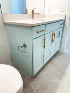 bathroom Cabinet Refinishing